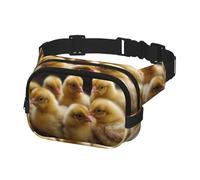 Bauchtasche für Damen und Herren, Umhängetasche, kleine Hühner, Gürteltasche mit verstellbarem Riemen, Hüfttasche