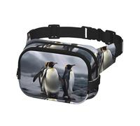 Bauchtasche für Damen und Herren, Umhängetasche, lustige Pinguine, Gürteltasche mit verstellbarem Riemen, Hüfttasche
