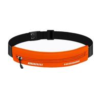 Bauchtasche für Herren, Laufgürtel, Damen, Lauftaschen, für Damen, 2-teilig, wasserdicht, für Sport, Fitness, Silber, Halterung für Telefon, Jogging, Training, Gürtel, Schlüssel, Zubehör, Orange, one