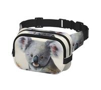 Bauchtasche für Herren und Damen, Crossbody-Gürteltasche, Koala und Schmetterling, Gürteltasche mit verstellbarem Riemen, Hüfttasche