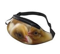 Bauchtasche für Herren und Damen, Umhängetasche, kleine Hühner, Gürteltasche mit verstellbarem Riemen, Hüfttasche, Schwarz, Einheitsgröße, Schwarz , Einheitsgröße