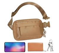 Bauchtasche für Training, Gürteltasche für Damen, multifunktionale Gürteltasche, verstellbare Gürteltasche für Sport, Training, Radfahren, Wandern, , Consulte la descripción, Siehe Beschreibung