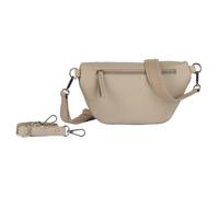 Bauchtasche GABOR "Silena", Damen, Gr. B/H/T: 30cm x 15,5cm x 9,5cm, beige, Polyurethan, clean, gepflegt, geprägtes Muster, unifarben, Taschen, hochwertig gewebte Gurtband und ein filigranes Logo (225