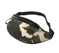Bauchtasche, Hüfttasche, verstellbar, Armee-Camouflage, Crossbody-Tasche, Gürteltasche für Damen und Herren