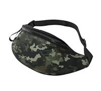Bauchtasche, Hüfttasche, verstellbar, Camouflage, Crossbody-Tasche, Gürteltasche für Damen und Herren