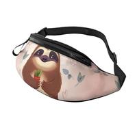 Bauchtasche, Hüfttasche, verstellbar, niedliches Faultier, Crossbody-Tasche, Gürteltasche für Männer und Frauen