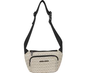 Bauchtasche KARL KANI "Karl Kani Kk Retro Kani Monogram Aop Crossbody Bag light", Herren, Gr. onesize, beige (sand, sand), Polyester, Taschen (54613217-0) sand, sand