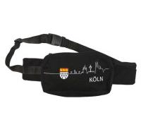 Bauchtasche Kölner Skyline | OS - Schwarz | Wir machen Party.de |
