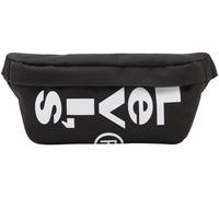 Bauchtasche LEVI'S "Small Banana Sling - Wordmark", Gr. B/H/T: 25,5cm x 10cm x 5,5cm, schwarz, Web, Polyester, Taschen, mit Logo Schriftzug (68958134-0) schwarz