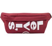 Bauchtasche LEVI'S "Small Banana Sling - Wordmark", Gr. B/H/T: 25cm x 10cm x 5cm, rot, Web, Polyester, Taschen, mit Logo Schriftzug (87070022-0) rot
