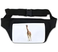 Bauchtasche mit afrikanischem Giraffenmotiv, Weiß