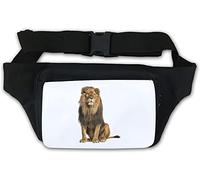 Bauchtasche mit afrikanischem König der Löwen des Dschungels, Weiß