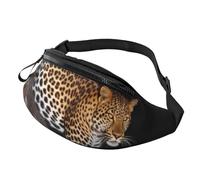 Bauchtasche mit afrikanischem Leopardenmuster für Herren und Damen, modisch, zum Laufen, wasserdicht, Crossbody-Tasche mit verstellbarem Riemen, Sport-Hüfttasche für Reisen