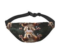 Bauchtasche mit Eichhörnchen-Motiv, lustige Tier-Gürteltasche für Männer und Frauen, modische Hüfttasche überall, Crossbody-Tasche, Geldbörse, Hüfttasche mit verstellbarem Riemen, wasserdichte