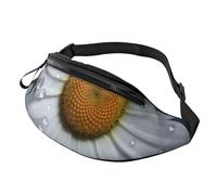 Bauchtasche mit Gänseblümchen-Motiv, wasserdichte Sport-Hüfttasche, modische Gürteltasche, Umhängetasche, Hüfttasche mit verstellbarem Riemen, große Schultertasche, Geldbörse für Reisen, Wandern