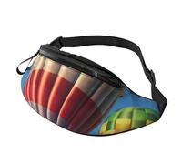 Bauchtasche mit Heißluftballons für Männer und Frauen, wasserdichte Sport-Hüfttasche, modische Gürteltasche, Crossbody-Tasche, Hüfttasche mit verstellbarem Riemen, große Schultertasche, Geldbörse für