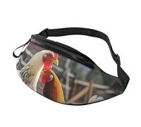 Bauchtasche mit Hühnern und Bauernhof, wasserdichte Sport-Hüfttasche, modische Gürteltasche, Umhängetasche, Hüfttasche mit verstellbarem Riemen, große Schultertasche, Geldbörse für Reisen, Wandern