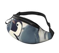 Bauchtasche mit niedlichem Pinguin-Tiermuster, für Herren und Damen, wasserdicht, Sport, modische Gürteltasche, Umhängetasche, Hüfttasche mit verstellbarem Riemen, große Schultertasche, Geldbörse für