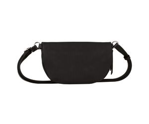 Bauchtasche TOM TAILOR DENIM "Rosie Cord", Damen, Gr. B/H/T: 25cm x 16cm x 9cm, schwarz, Polyurethan, clean, gepflegt, unifarben, Taschen, funktional und aus Kunstleder in Winteroptik aus Cord (550792
