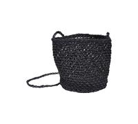 Bauchtasche URBAN CLASSICS "Urban Classics Unisex Mini Nature Bast Crossbody Bag", Gr. onesize, schwarz, 100% Papier, unifarben, Taschen (46232257-0) schwarz