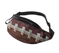 Bauchtasche verstellbare Gürteltasche Multifunktionale Fanny Pack Sport Bag American Football Schnürsenkel für Reisen Laufen, Wandern, Klettern 35 x 14 cm