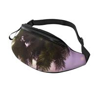 Bauchtasche, verstellbare Hüfttasche, tropischer Baum, Crossbody-Tasche, Gürteltasche für Damen und Herren