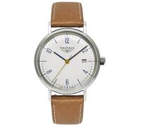 Bauhaus 2143-1 Damenuhr Edelstahl Leder Braun 36 mm Quarz