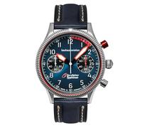 Bauhaus 2576-3 Eurofighter Typhoon Herrenuhr Made in Germany mit Edelstahlgehäuse & Lederband