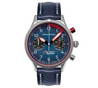 Bauhaus 2576-3 Herrenuhr Aviation Eurofighter Chronograph Dunkelblau
