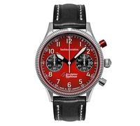 Bauhaus 2576-5 Eurofighter Typhoon Herrenuhr Made in Germany mit Edelstahlgehäuse & Lederband