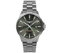 Bauhaus Aviation Herren Uhr analog Automatik mit Titan Armband 2868M-4