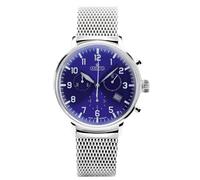 Bauhaus-Chronograph »Berlin«, blau.