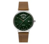 Bauhaus Herrenuhr Automatik mit Wochentagsanzeige mit Lederarmband 2162-4