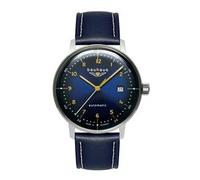 bauhaus Dessau Armbanduhr Automatik blau (2064-3)