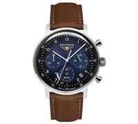 Bauhaus Herrenuhr 2086-3 Solar Chronograph mit Lederband