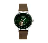 Bauhaus Uhren 2166-4 Herrenuhr Automatik Braun/Dunkelgrün