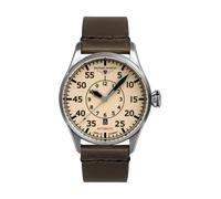 Bauhaus Aviation Herrenuhr Automatik Serie Flight Control 5 ATM mit Lederband 2756-5