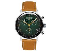 Bauhaus Herrenuhr Dessau Quarz Chronograph Braun/Grün 2096-4