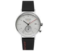 Bauhaus Herrenuhr Solar mit Powerreserve und Lederband Datum 2112-1
