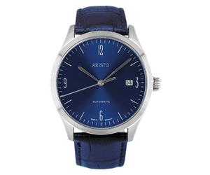 Bauhaus-Uhr »Dessau«, blau.