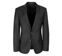 ROY ROBSON Sakko Herren Slim Fit Reverskragen Schurwolle schwarz, 56