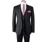 ROY ROBSON Anzugweste Slim Fit schwarz | 46