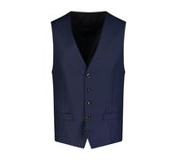 ROY ROBSON Weste Herren Regular Fit V-Ausschnitt Schurwolle blau, 56