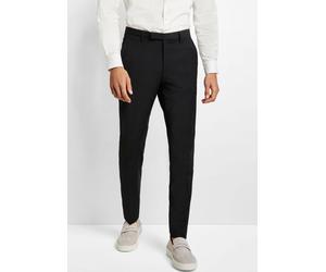 Baukastenhose CINQUE "CICASTELLO", Herren, Gr. 98, L-Gr, schwarz, Web, Obermaterial: 53% Polyester, 43% Schurwolle, 4% Elasthan, unifarben, regular fit lang, Hosen, mit Powerstretch (29065438-98) schw