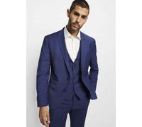 Baukastensakko CINQUE "CICASTELLO", Herren, Gr. 56, blau, Obermaterial: 53% Polyester, 43% Schurwolle, 4% Elasthan, unifarben, schmal, Sakkos Baukastensakko, Slim-Fit (22612400-56)