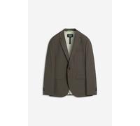 Baukastensakko CINQUE "CIMONOPOLI-S", Herren, Gr. 46, braun, Web, Obermaterial: 53% Polyester, 43% Schurwolle, 4% Elasthan, unifarben, schmal, Sakkos, schmal geschnitten, elastischer Schurwoll-Mix (15