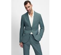 Baukastensakko CINQUE "CIMONOPOLI-S", Herren, Gr. 56, grün, Web, Obermaterial: 53% Polyester, 43% Schurwolle, 4% Elasthan, unifarben, schmal, Sakkos Baukastensakko, 2-Knopf-Form (53229834-56)