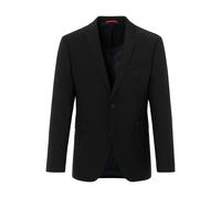 Baukastensakko THOMAS GOODWIN "Sakko", Herren, Gr. 48, schwarz, 52% Polyester, 43% Wolle, 5% Elasthan, unifarben, slim fit, mit Knöpfen, Sakkos (41629258-48) schwarz