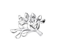 Baum Brosche Silber Kupfer für Weihnachten Feier, Festlich | Dekorative Nadel für Revers und Schal, Kreatives, Stilvoll für Kostüm und Jubiläum
