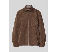 BAUM & PFERDGARTEN Oversized Blouson aus Viskose-Mix in Hazel, Größe 38